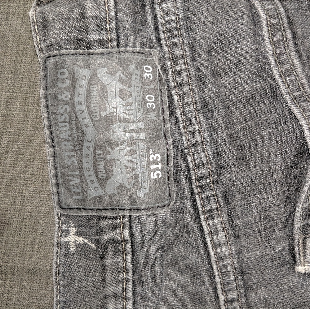 Men's Levi's jeans washed black size 30/30